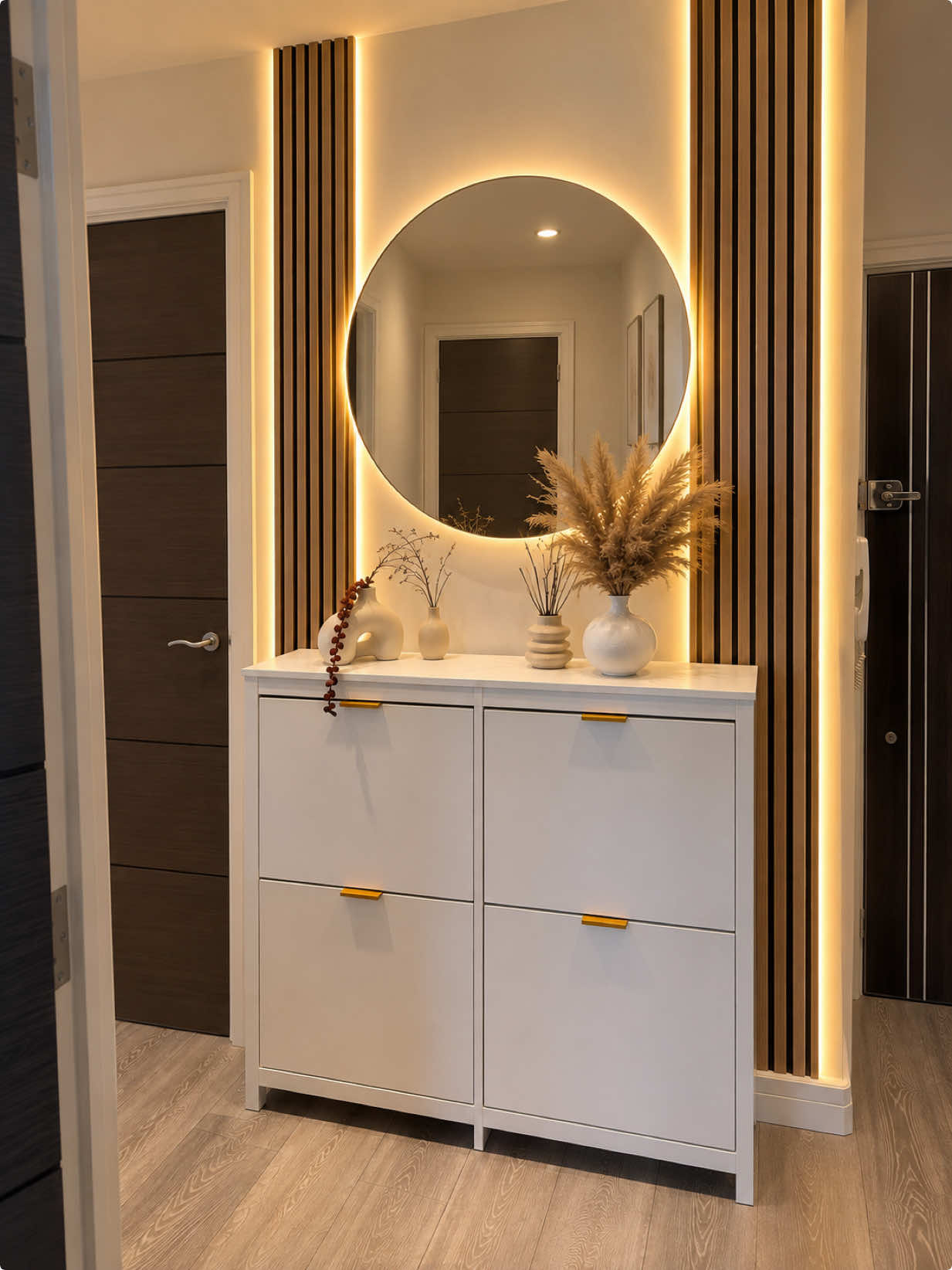 Sophiee showing LED strip lighting in a room